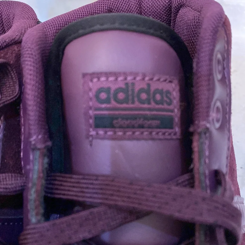 Purple Adidas neo ankle suede shoes - Picture 11 of 12